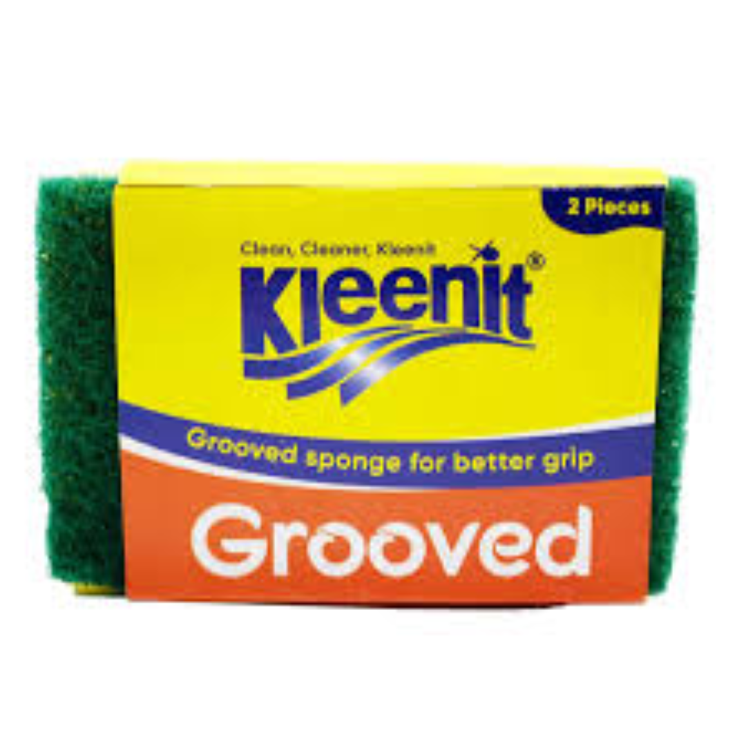 KLEENIT GROOVED 2PACK SCRUBBER